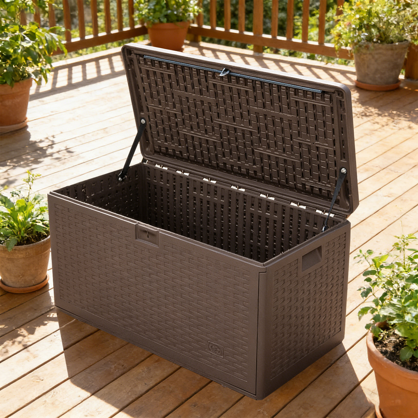 Gardening Tools Gifts - 100 Gallon Waterproof Large Resin Deck