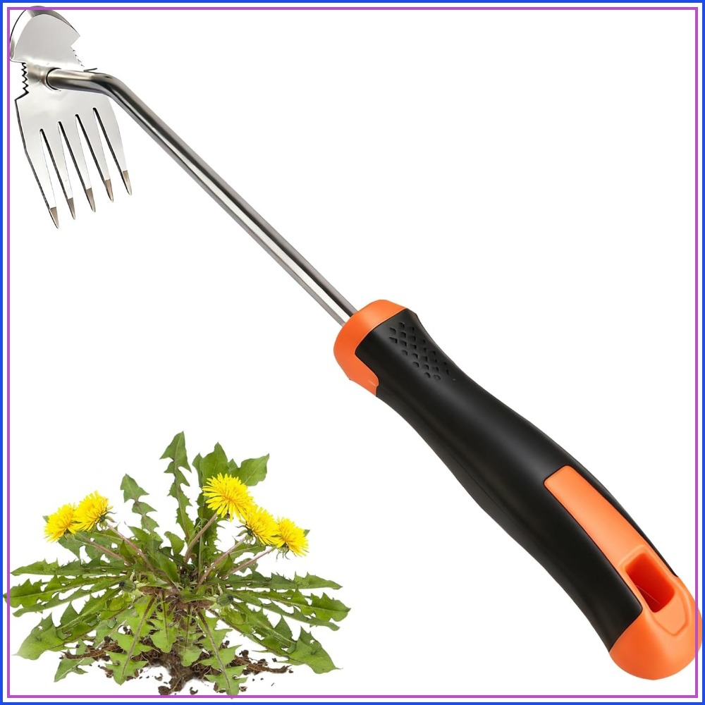 Gardening Tools To Remove Weeds - Newly Upgraded Stainless Steel Hand Weeder