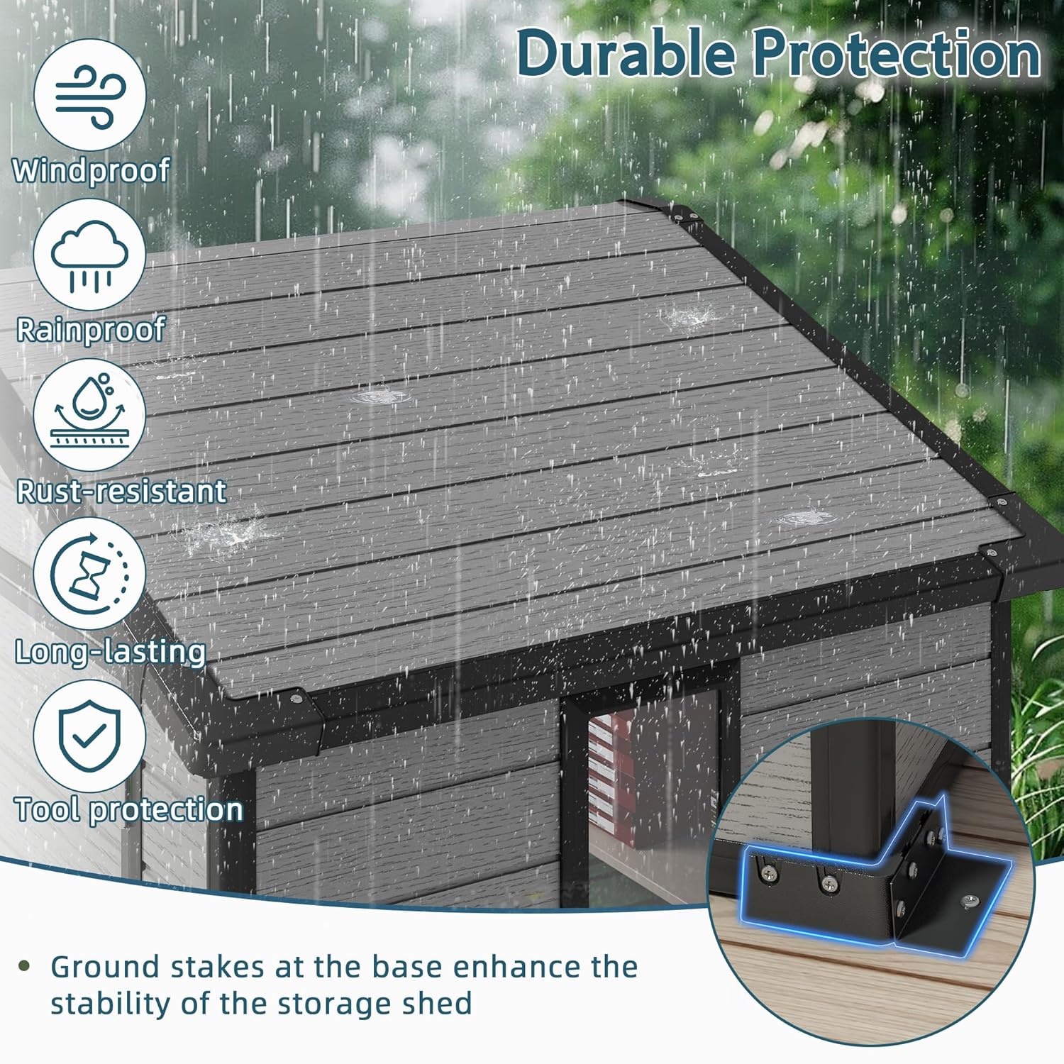 6X4 FT Outdoor Shed, Plastic S - مراجعة Gardening Tools Set وسعره