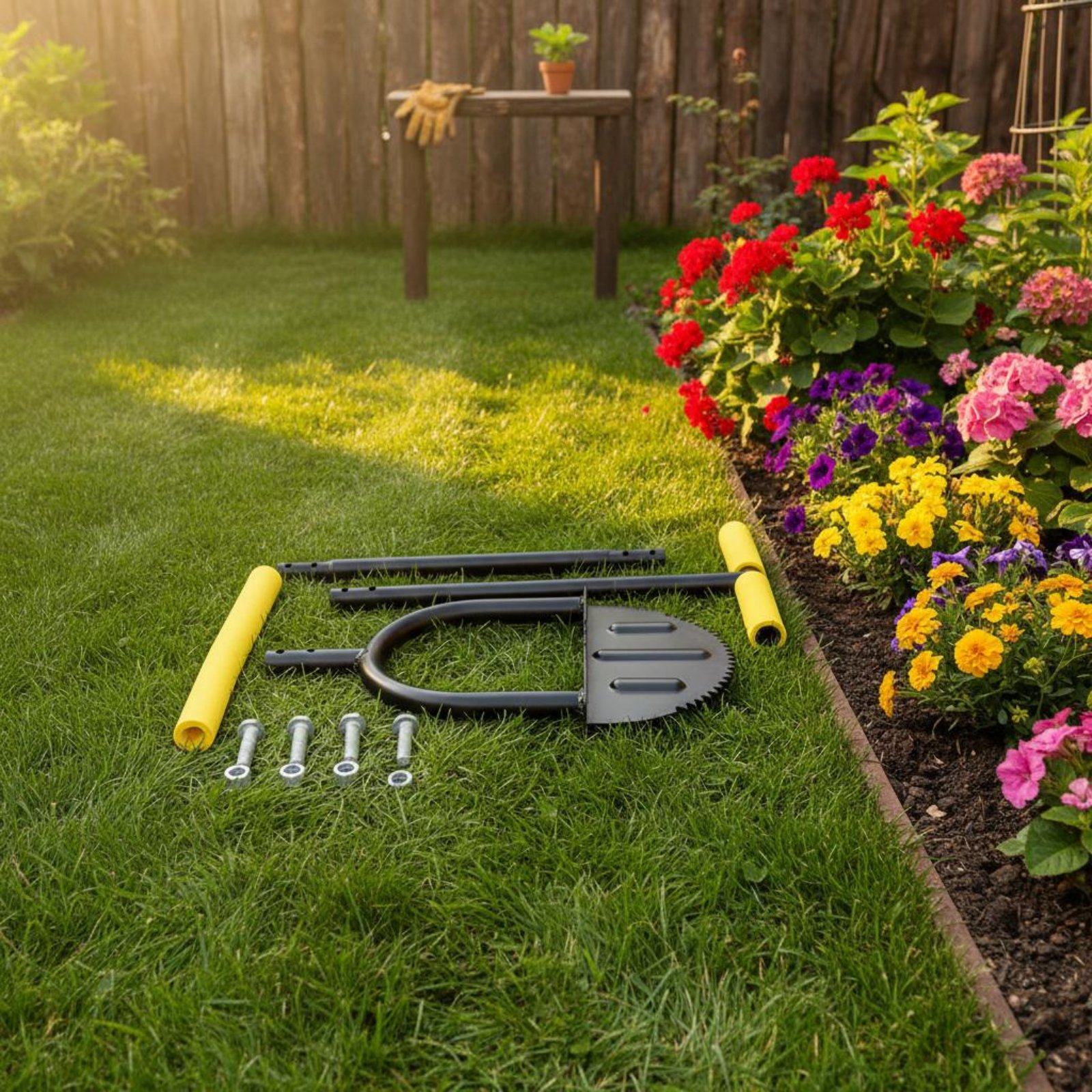 Half Moon Edger Wide Foot Peda - مراجعة Gardening Tools Edger وسعره