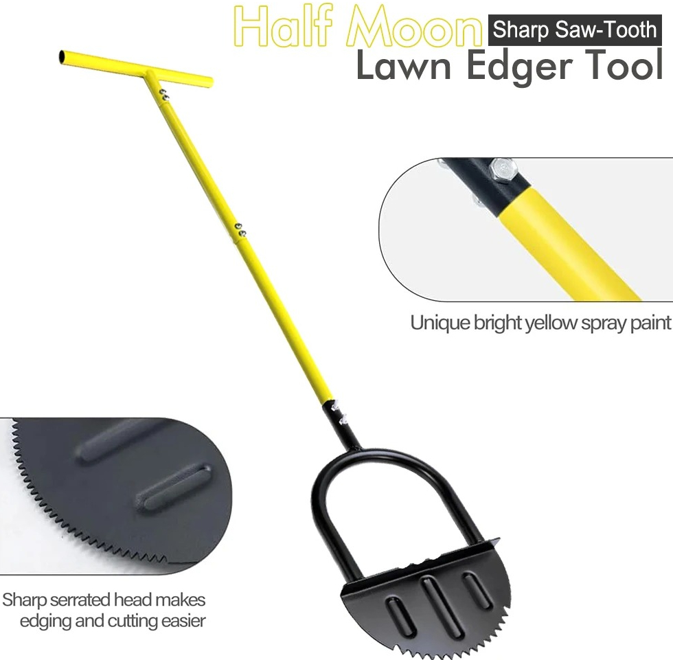 Heavy Duty Manual Steel Lawn E - مراجعة Gardening Tools Edger وسعره