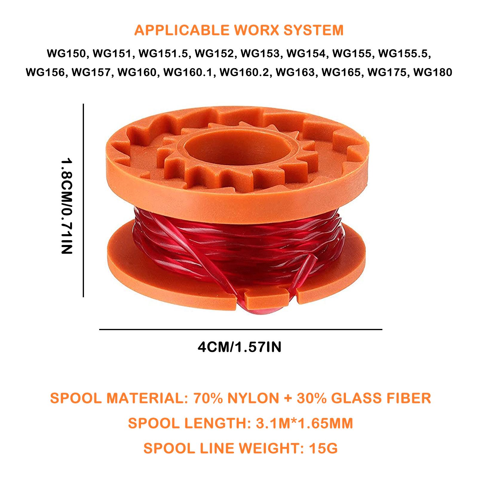 Trimmer Spool Line For Worx 22 - مراجعة Gardening Tools Edger وسعره