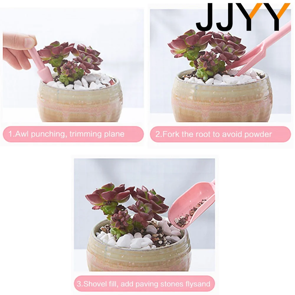 4Pcs Mini Succulent Planter Ac - مراجعة Gardening Tools Set وسعره