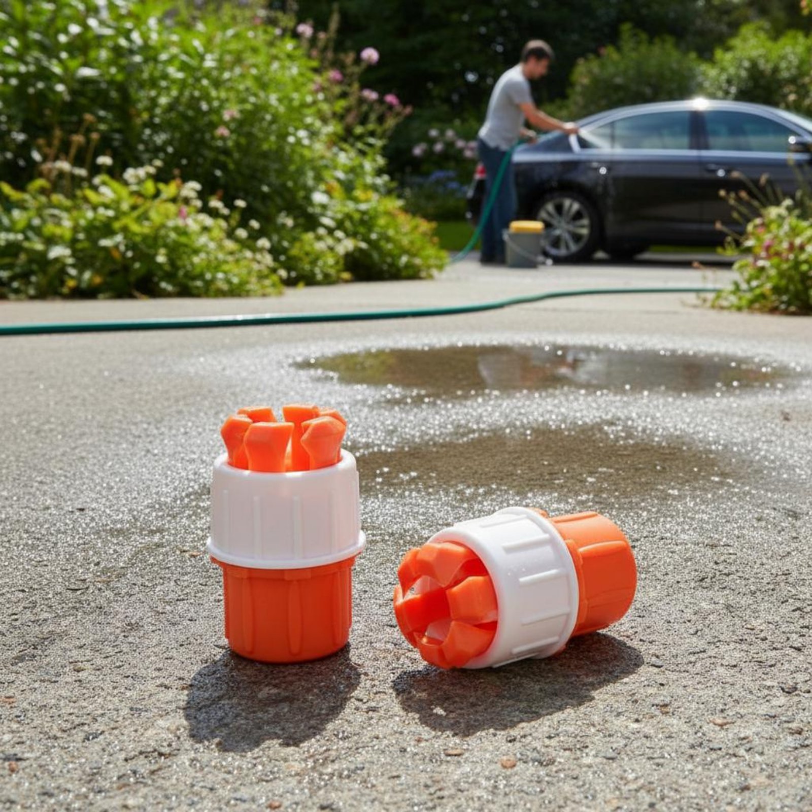 Water Hose Quick Connector Lon - مراجعة Gardening Tools English وسعره