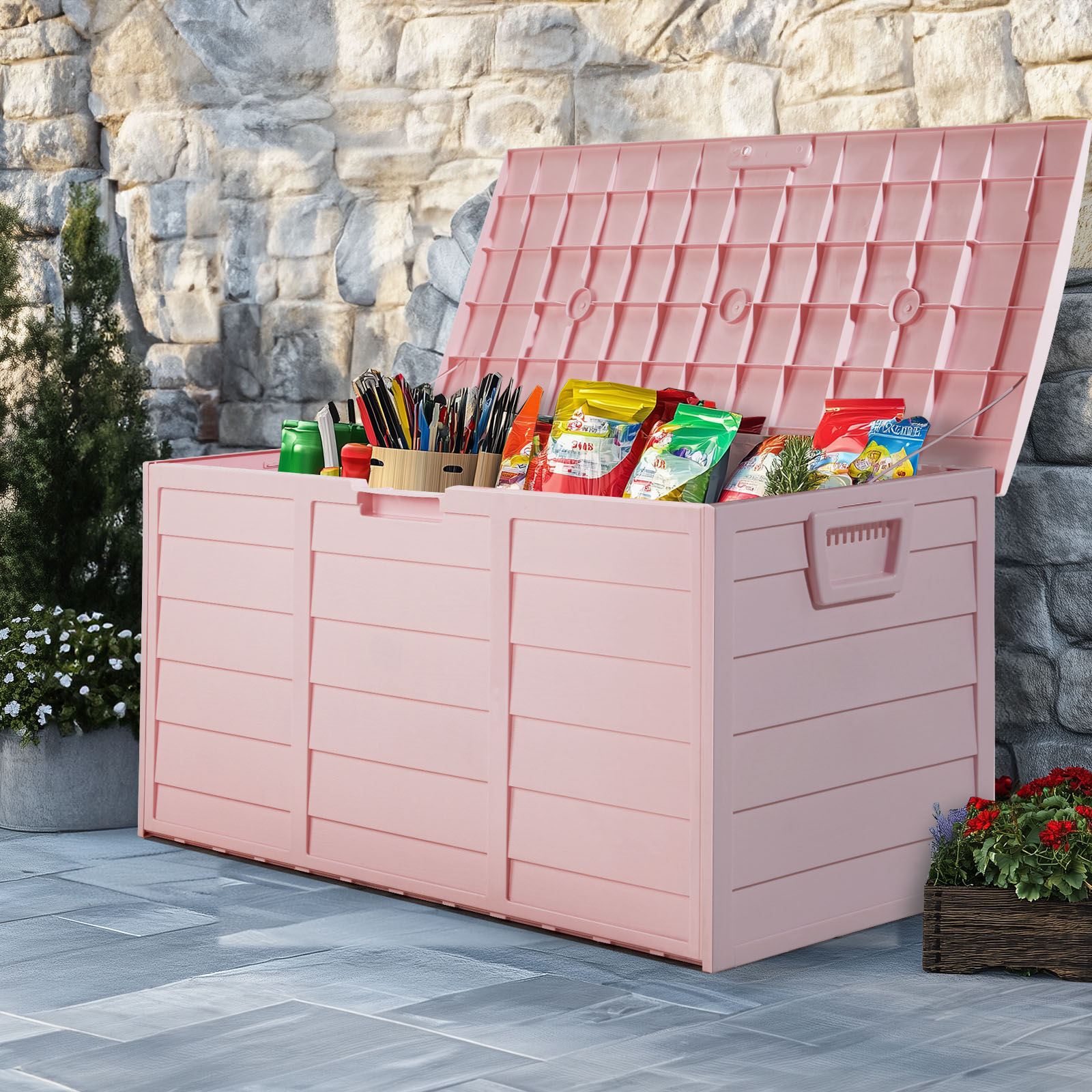 Light Pink 75Gal(280L) Patio O - مراجعة Gardening Tools Pink وسعره