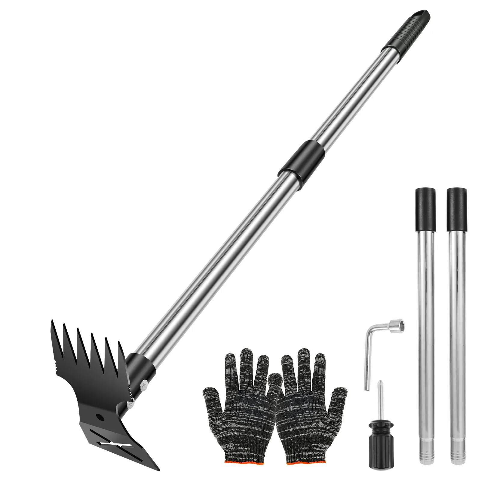 Garden Thatch Rake Stainless S - مراجعة Gardening Tools To Remove Weeds وسعره