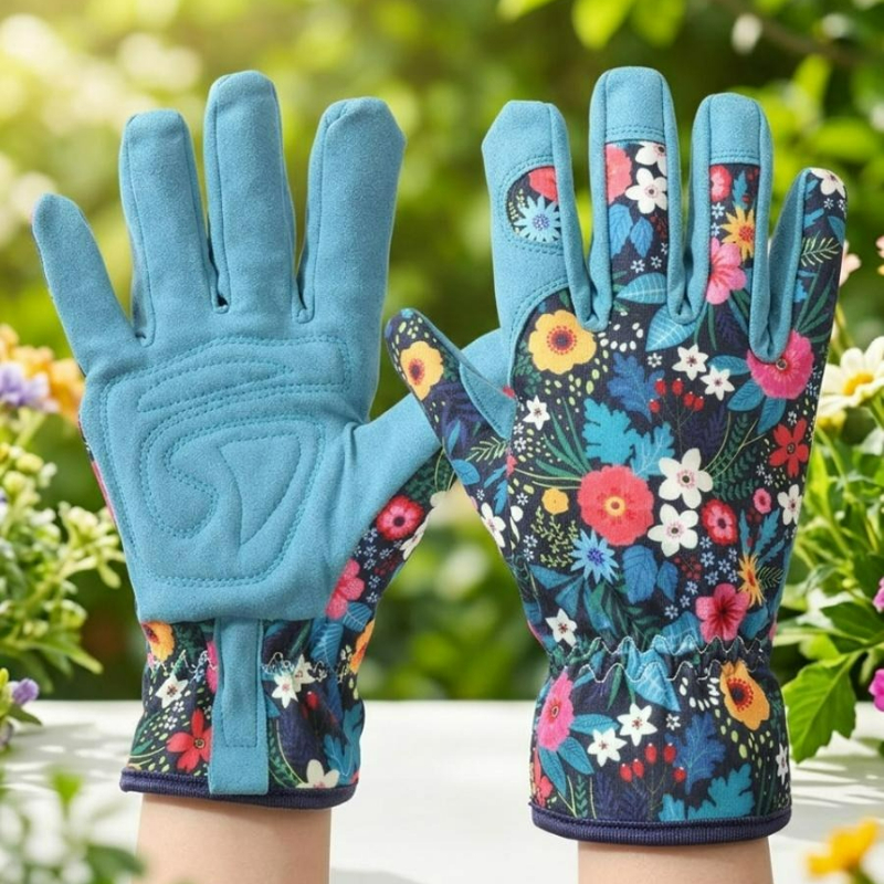 Breathable Cotton Polyester Ga - مراجعة Garden Gloves Thorn Proof وسعره