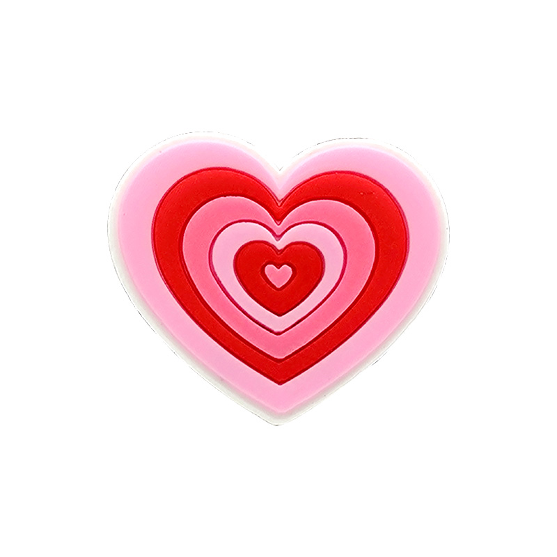 1pcs Heart Shoe Charms Rainbow - مراجعة Gardening Tools Pink وسعره