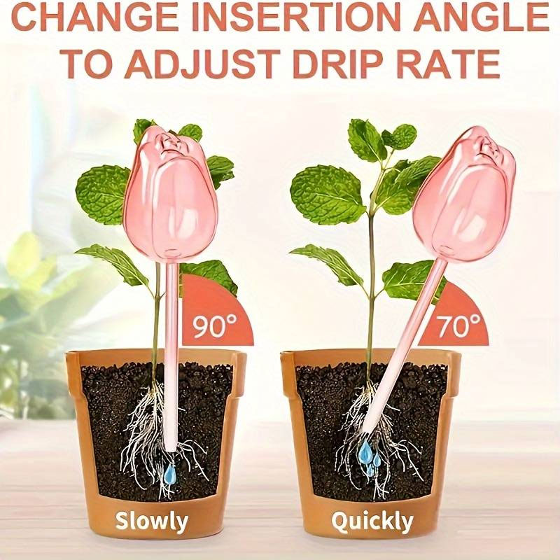 3 Pink Tulip Irrigation Balls  - مراجعة Gardening Tools Pink وسعره