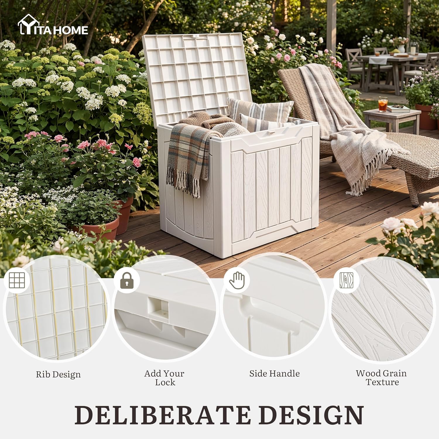 31 Gallon Deck Box Set of 2 Lo - مراجعة Gardening Tools Set وسعره
