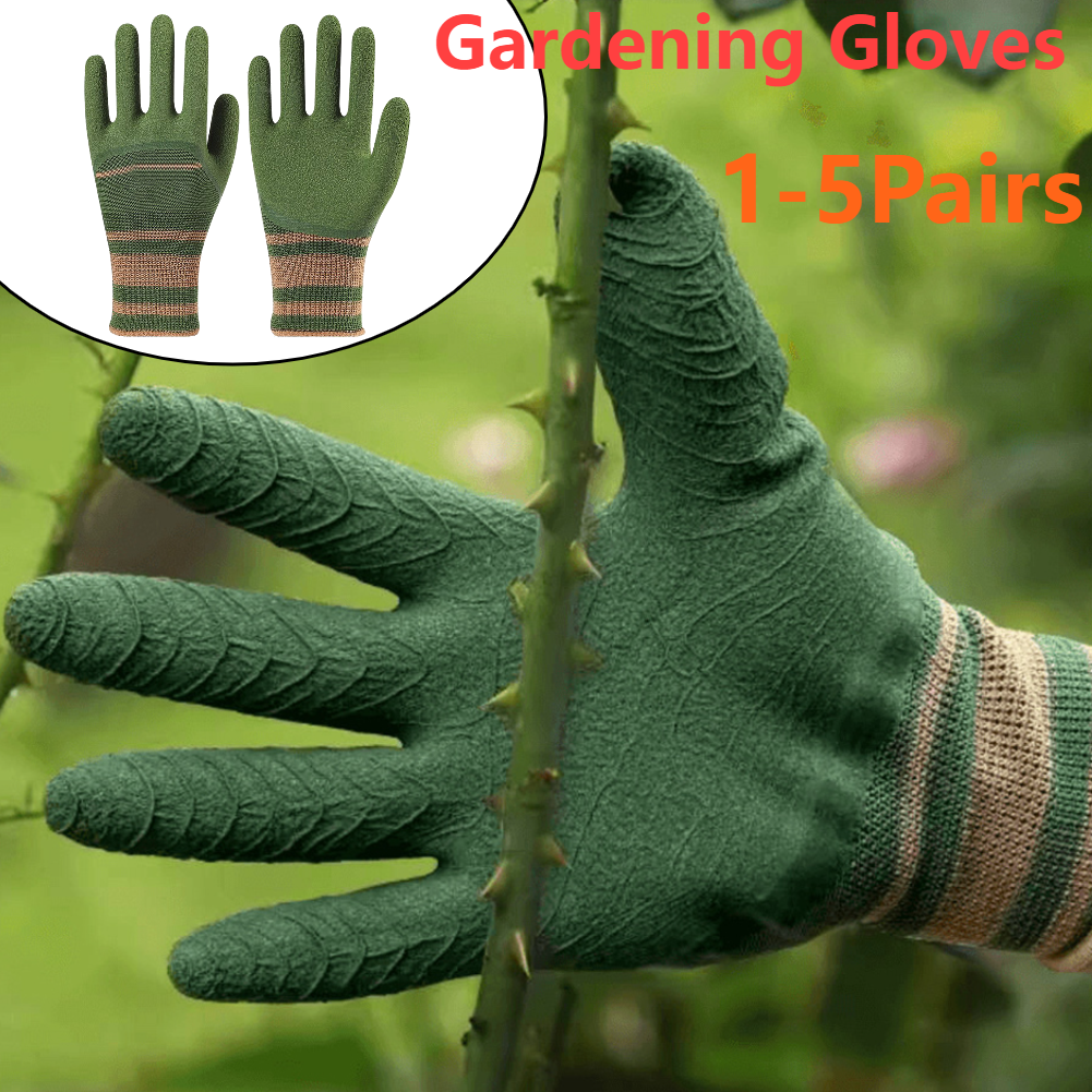 3-1 Pairs Durable Safety Glove - مراجعة Garden Gloves Thorn Proof وسعره