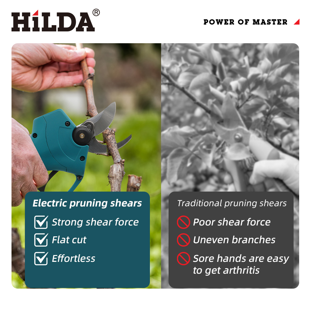 HILDA 18V Brushless Cordless E - مراجعة Gardening Tools On Sale وسعره