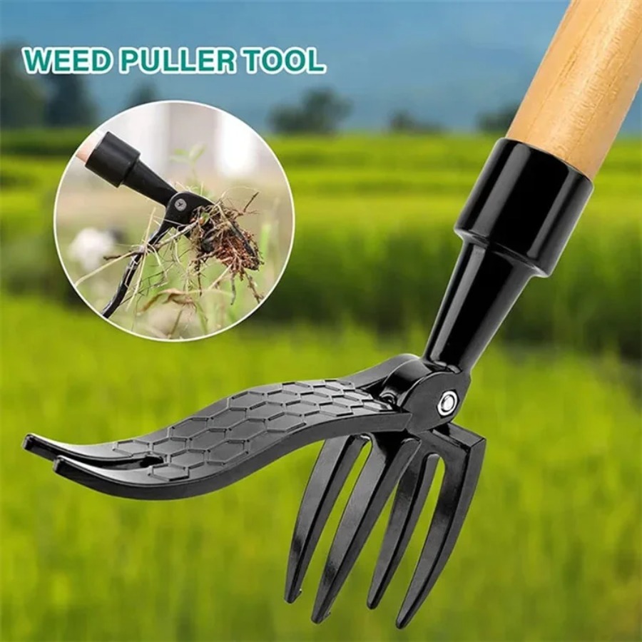 Stand Up Weed Puller Tool with - مراجعة Gardening Tools To Remove Weeds وسعره