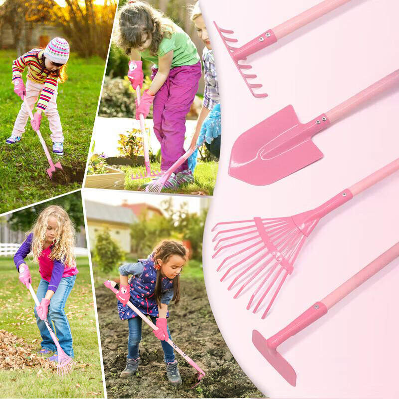 1/4pcs Mini Garden Tool Set To - مراجعة Gardening Tools Pink وسعره