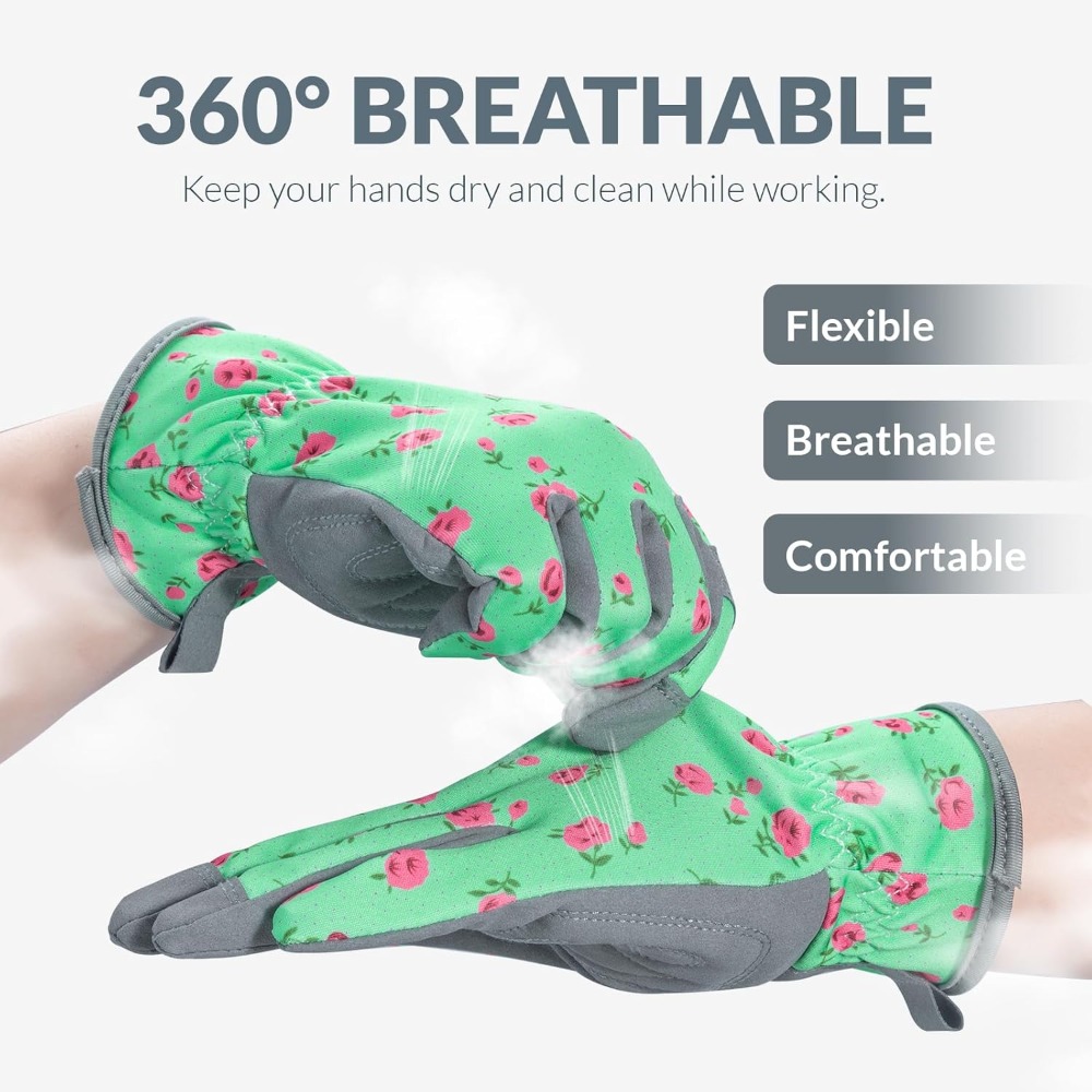 Gardening Gloves for Women, Br - مراجعة Garden Gloves Thorn Proof وسعره