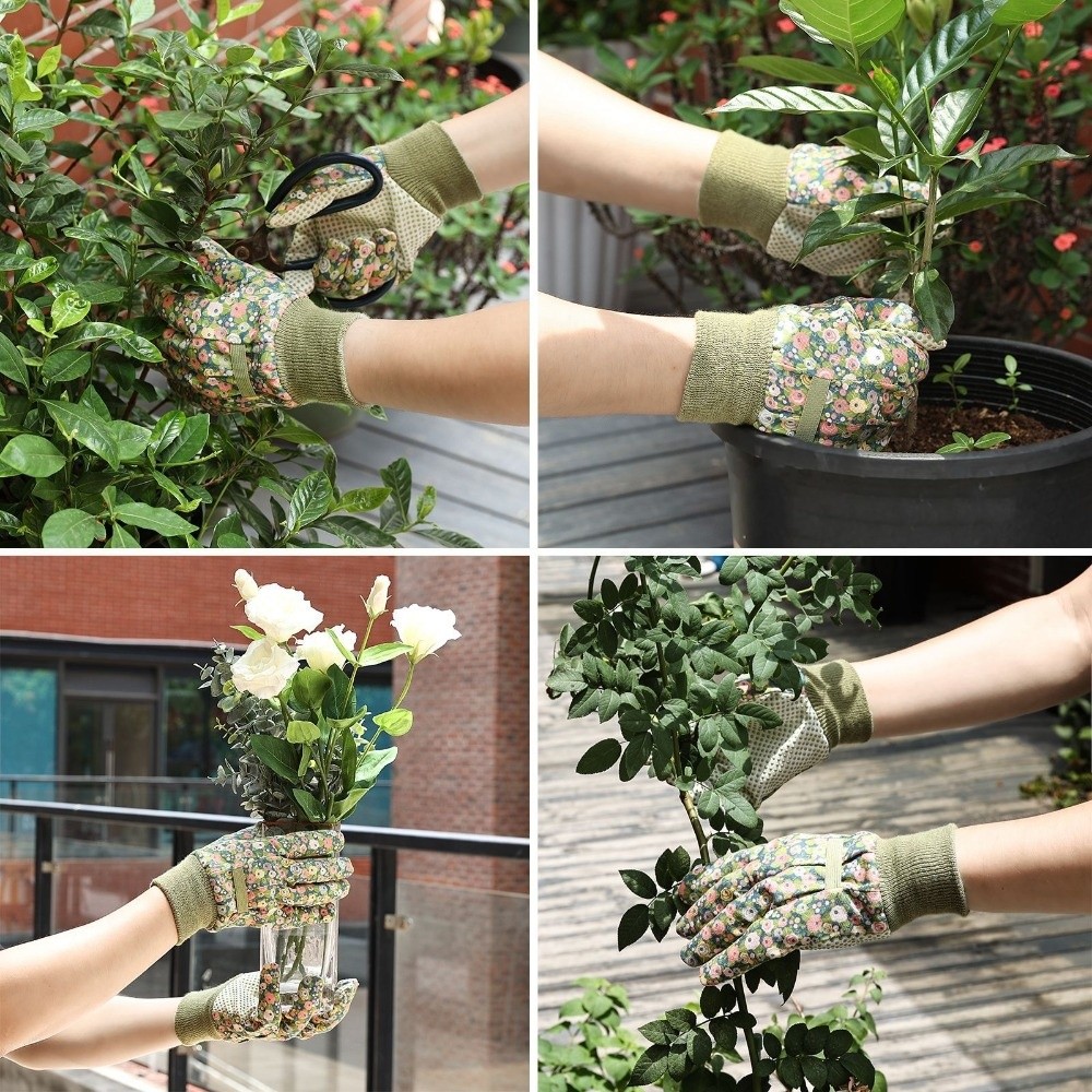 Useful Thorn Proof Gardening G - مراجعة Garden Gloves Thorn Proof وسعره