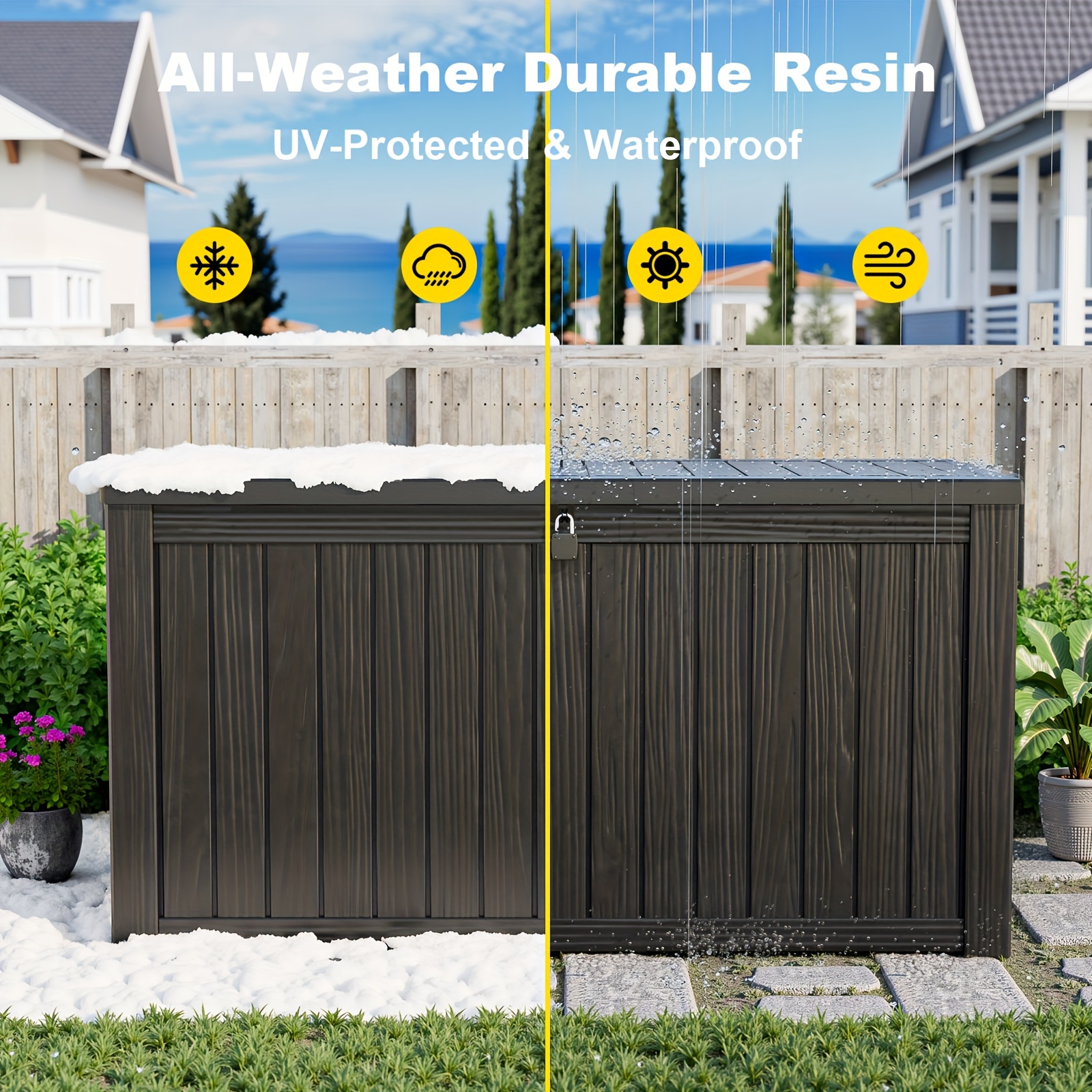 161 Gallon Deck Box, Indoor An - مراجعة Gardening Tools Gifts وسعره