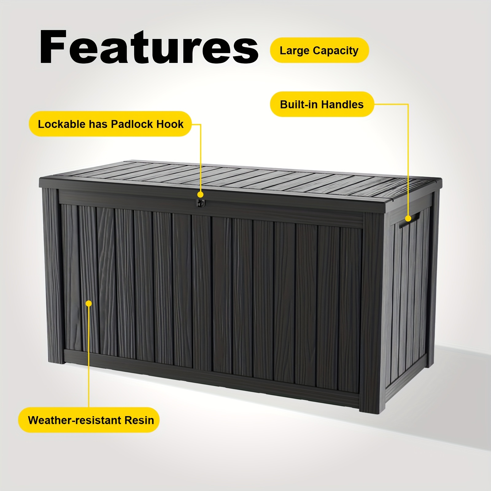 161 Gallon Deck Box, Indoor An - مراجعة Gardening Tools Gifts وسعره