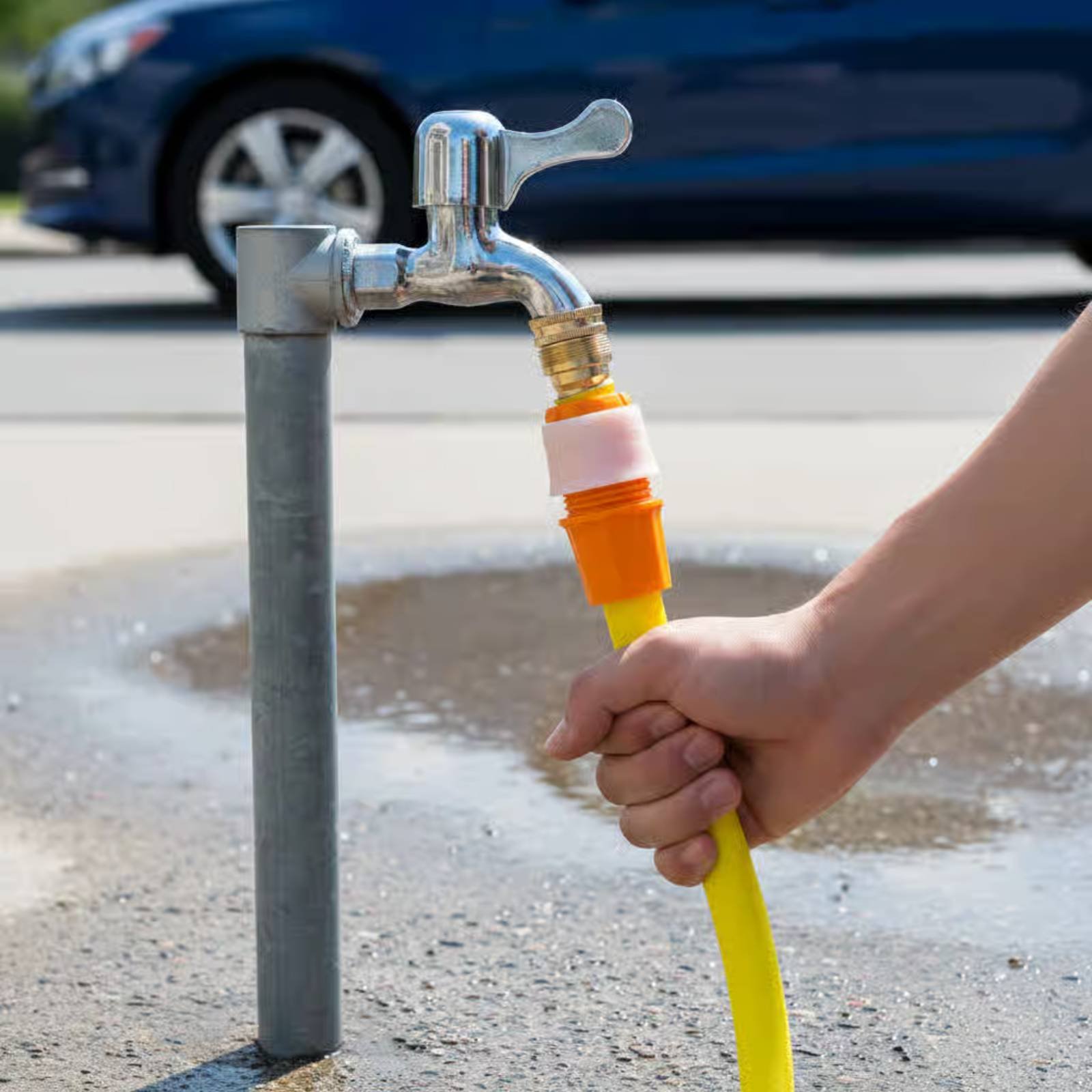Water Hose Quick Connector Lea - مراجعة Gardening Tools English وسعره
