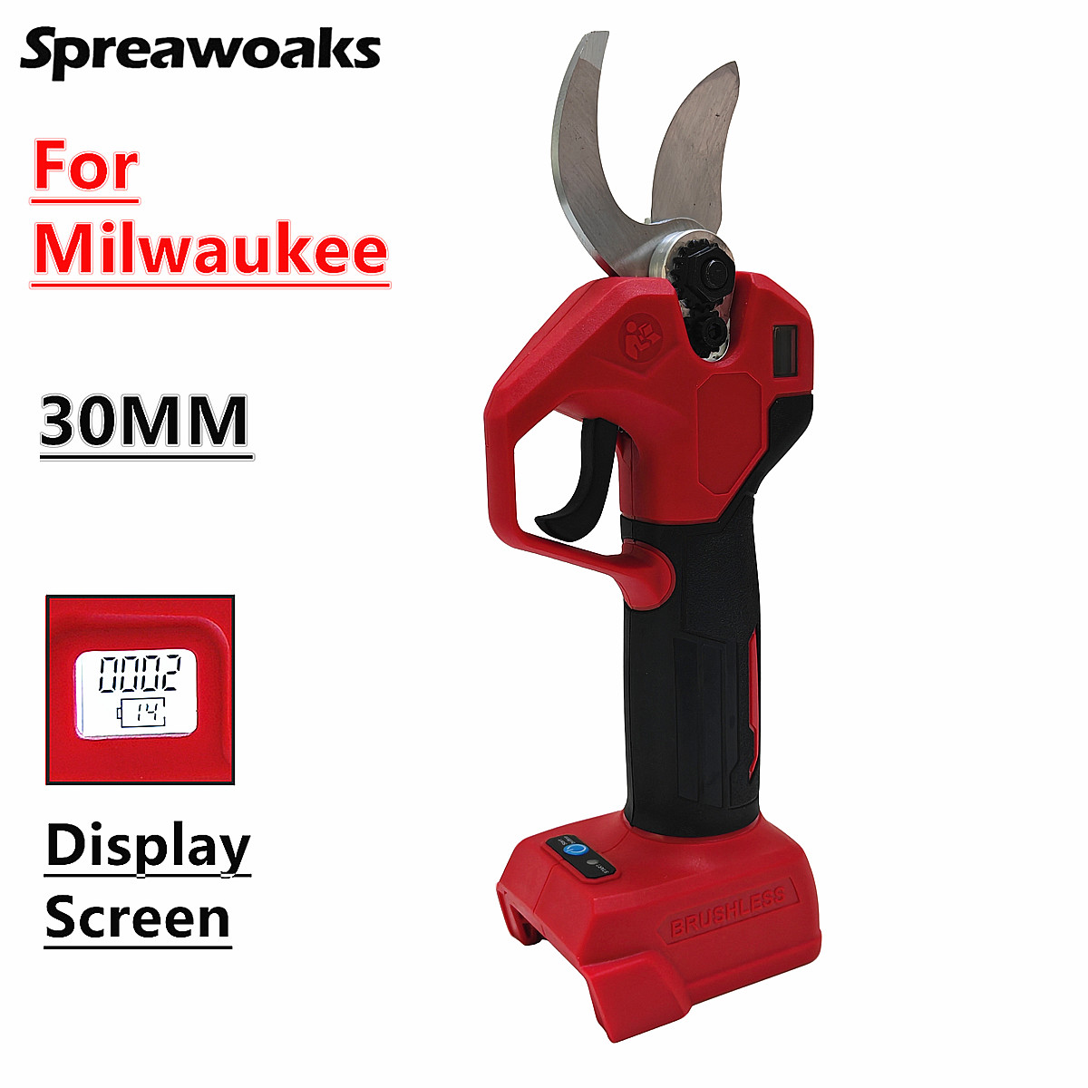 Brushless Electric Pruning She - مراجعة Gardening Tools On Sale وسعره