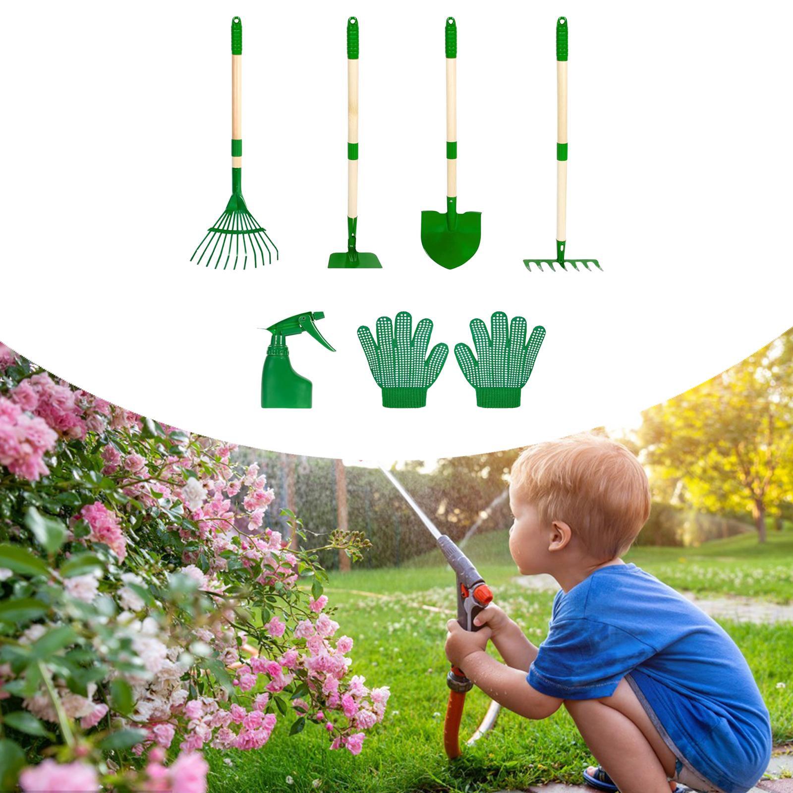 6x Kids Gardening Tools Set Ou - مراجعة Gardening Tools Pink وسعره