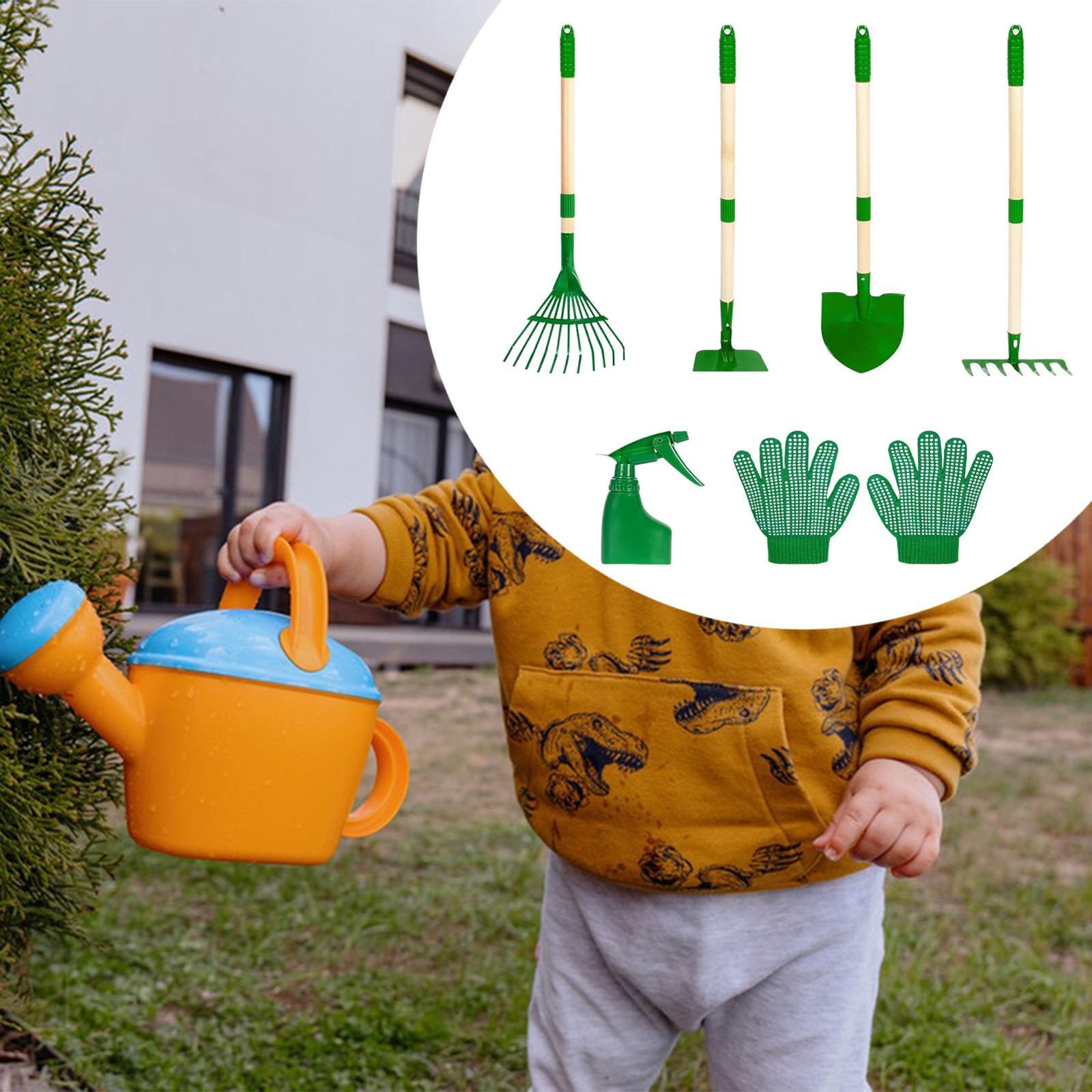 6x Kids Gardening Tools Set Ou - مراجعة Gardening Tools Pink وسعره
