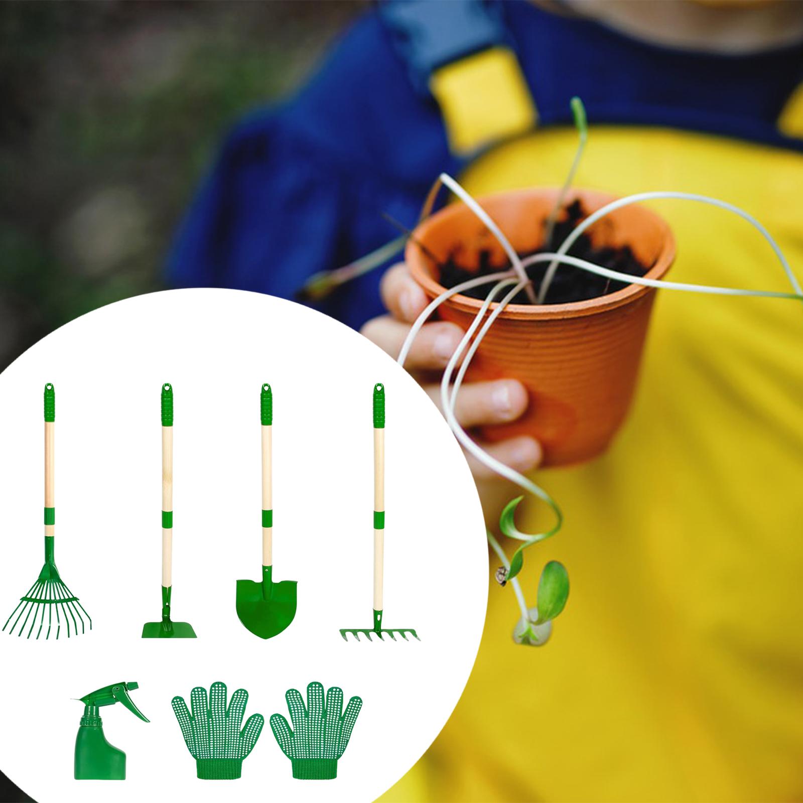 6x Kids Gardening Tools Set Ou - مراجعة Gardening Tools Pink وسعره