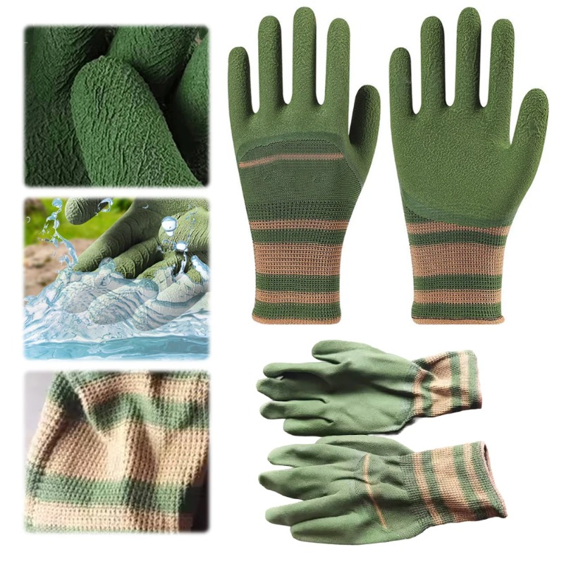 1/2pairs Gardening Gloves Thor - مراجعة Garden Gloves Thorn Proof وسعره