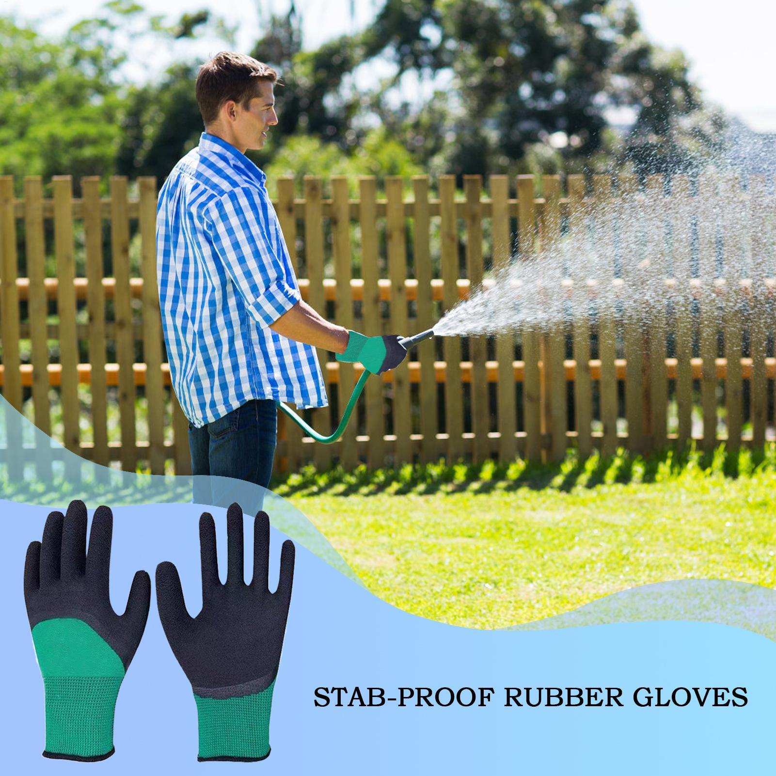 Thorn-Proof Gardening Weeding  - مراجعة Garden Gloves Thorn Proof وسعره