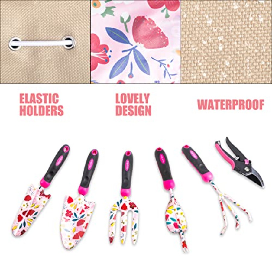 20-Piece Gardening Tool Set fo - مراجعة Gardening Tools Pink وسعره