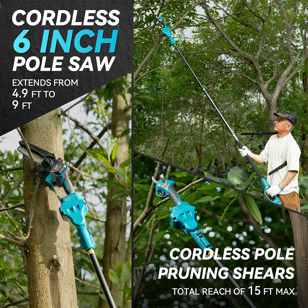 Seesii 3-in-1 Brushless Telesc - مراجعة Gardening Tools On Sale وسعره