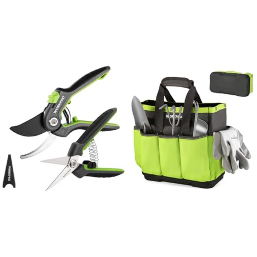 Garden Pruning Shears and Tool - مراجعة Gardening Tools Set وسعره