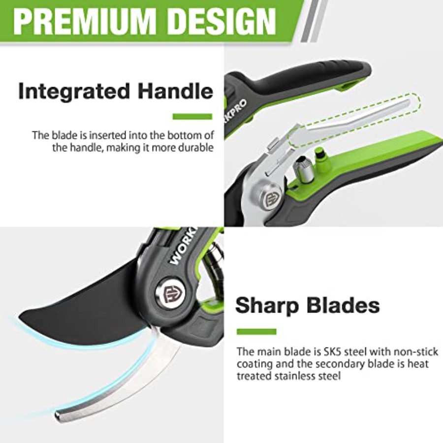 Garden Pruning Shears and Tool - مراجعة Gardening Tools Set وسعره