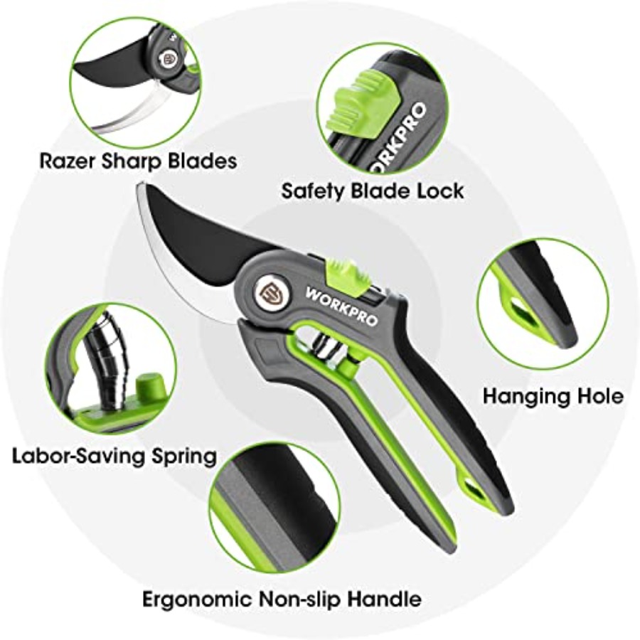Garden Pruning Shears and Tool - مراجعة Gardening Tools Set وسعره