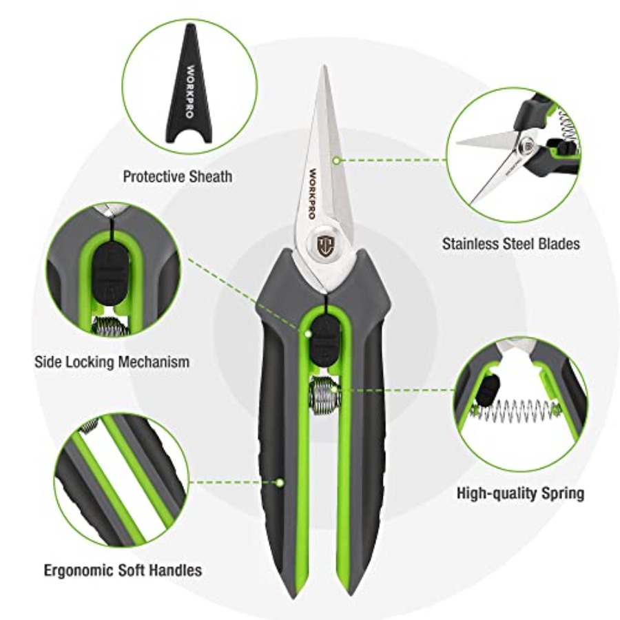 Garden Pruning Shears and Tool - مراجعة Gardening Tools Set وسعره