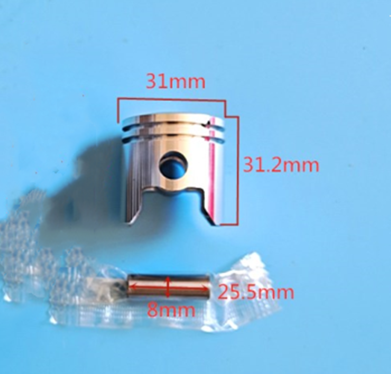 31MM PISTON KIT FOR CHINESE 1E - مراجعة Gardening Tools Edger وسعره