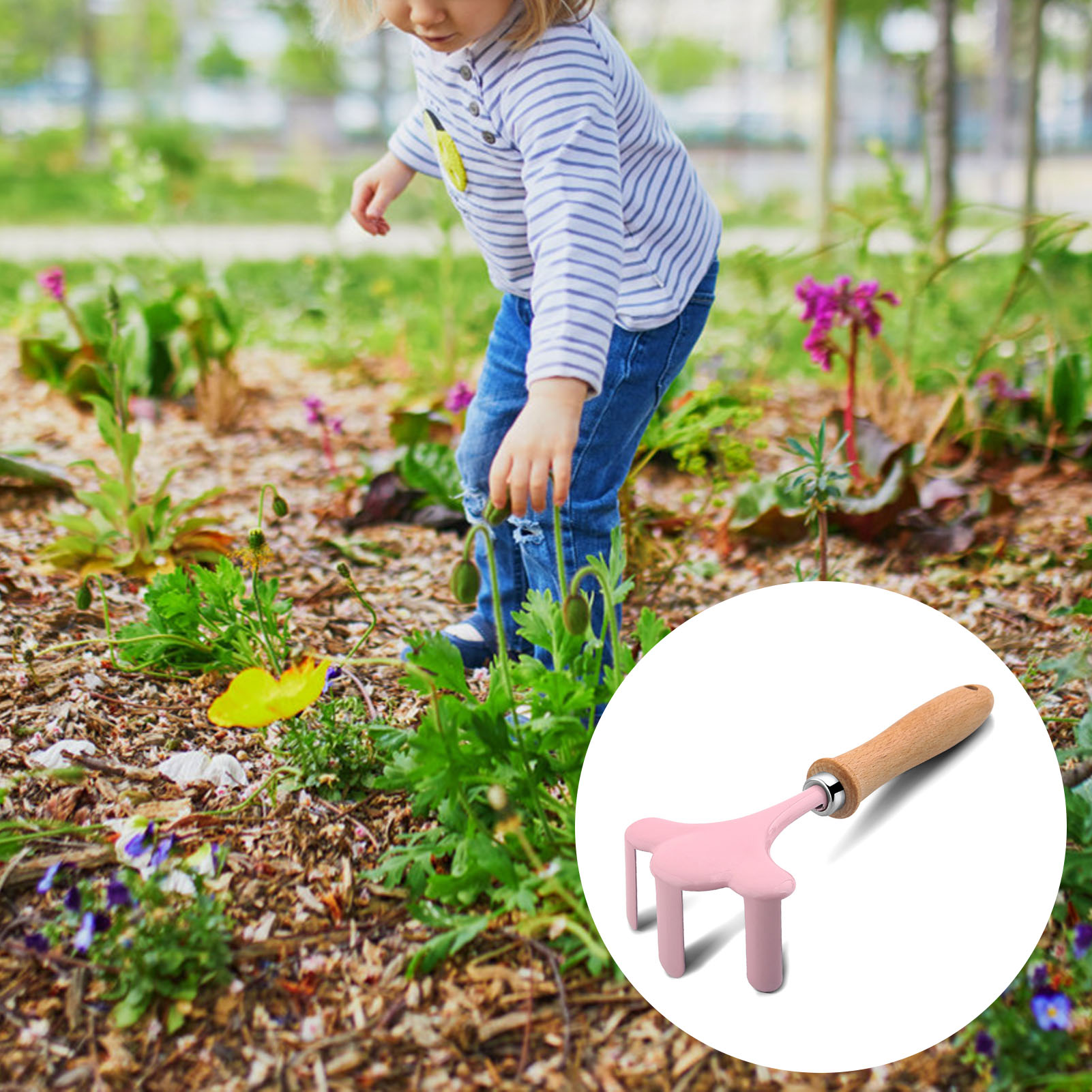 Little Gardener Tool Set Color - مراجعة Gardening Tools Pink وسعره